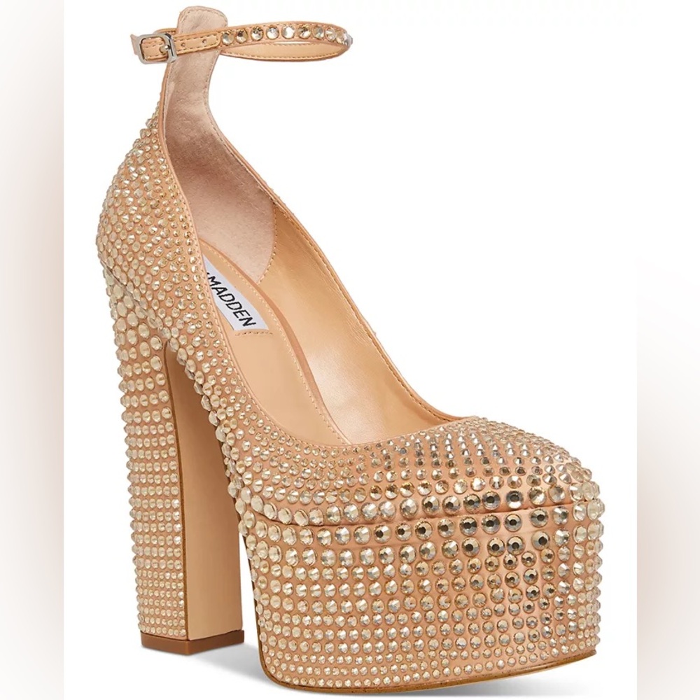 Steve Madden Skyrise rhinestone size 9